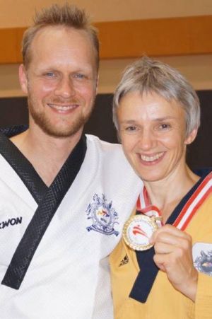 Imke Turner und Tim Glenewinkel von Tura bei den "Austrian Open" in Wien