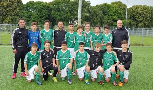 Turas U 13 bot eine überzeugende Leistung im Pokalfinale gegen Werder Bremen
